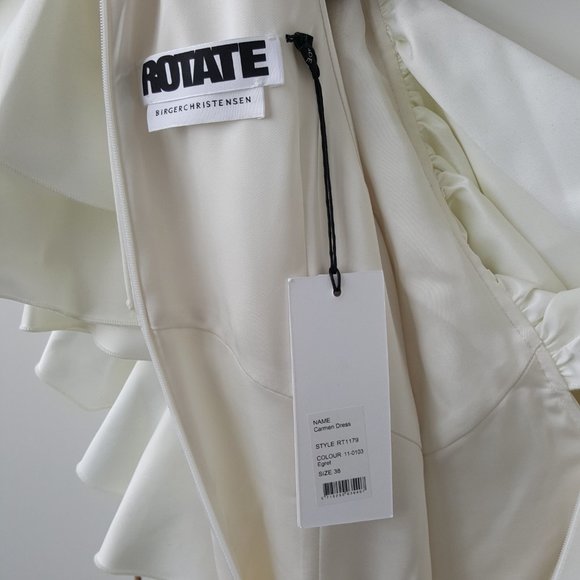 ROTATE Birger Christensen ! Bridal capsule carmen dress (EU/38) - Picture 8 of 13